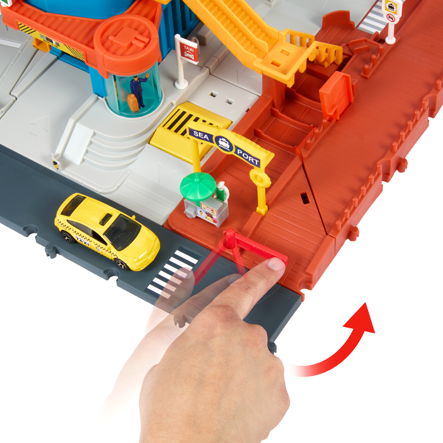 Matchbox-Centre de Transport Action Drivers-3Véhicules, 1Accessoire
