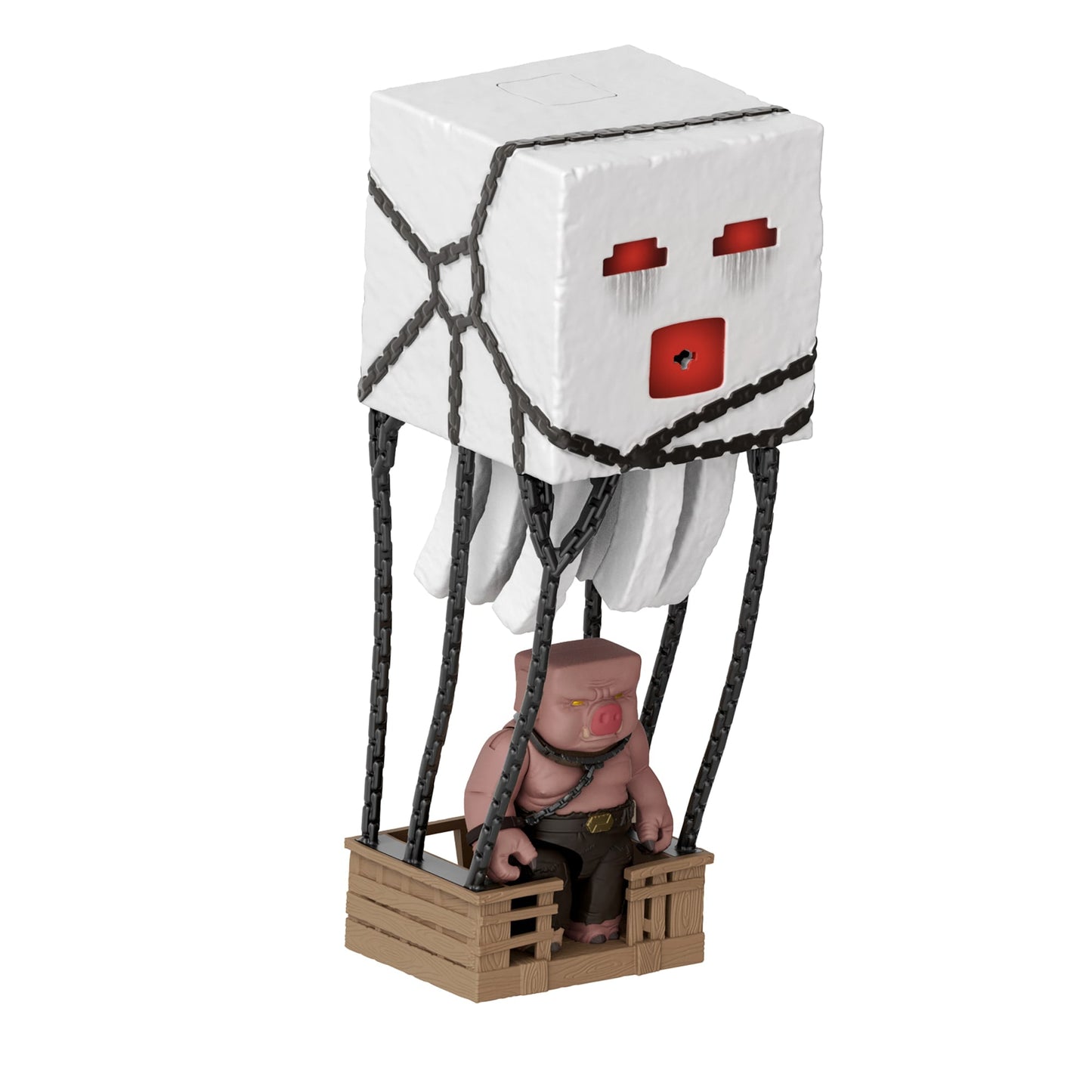 Minecraft – Coffret Figurines Artic. – Ghast Attaque de Boules de Feu