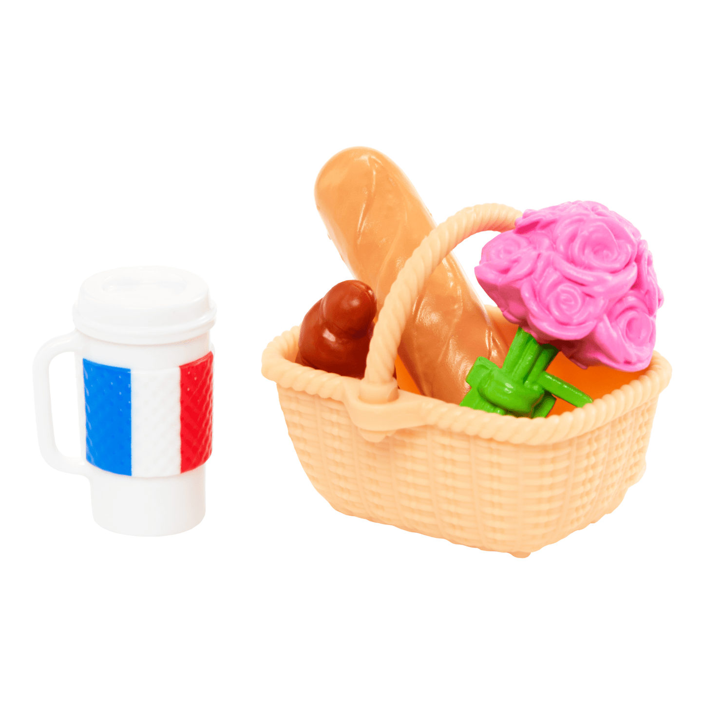 Barbie Pink Passport Paris Doll Set With Clothes & Picnic Accessories, Includes Brunette Doll