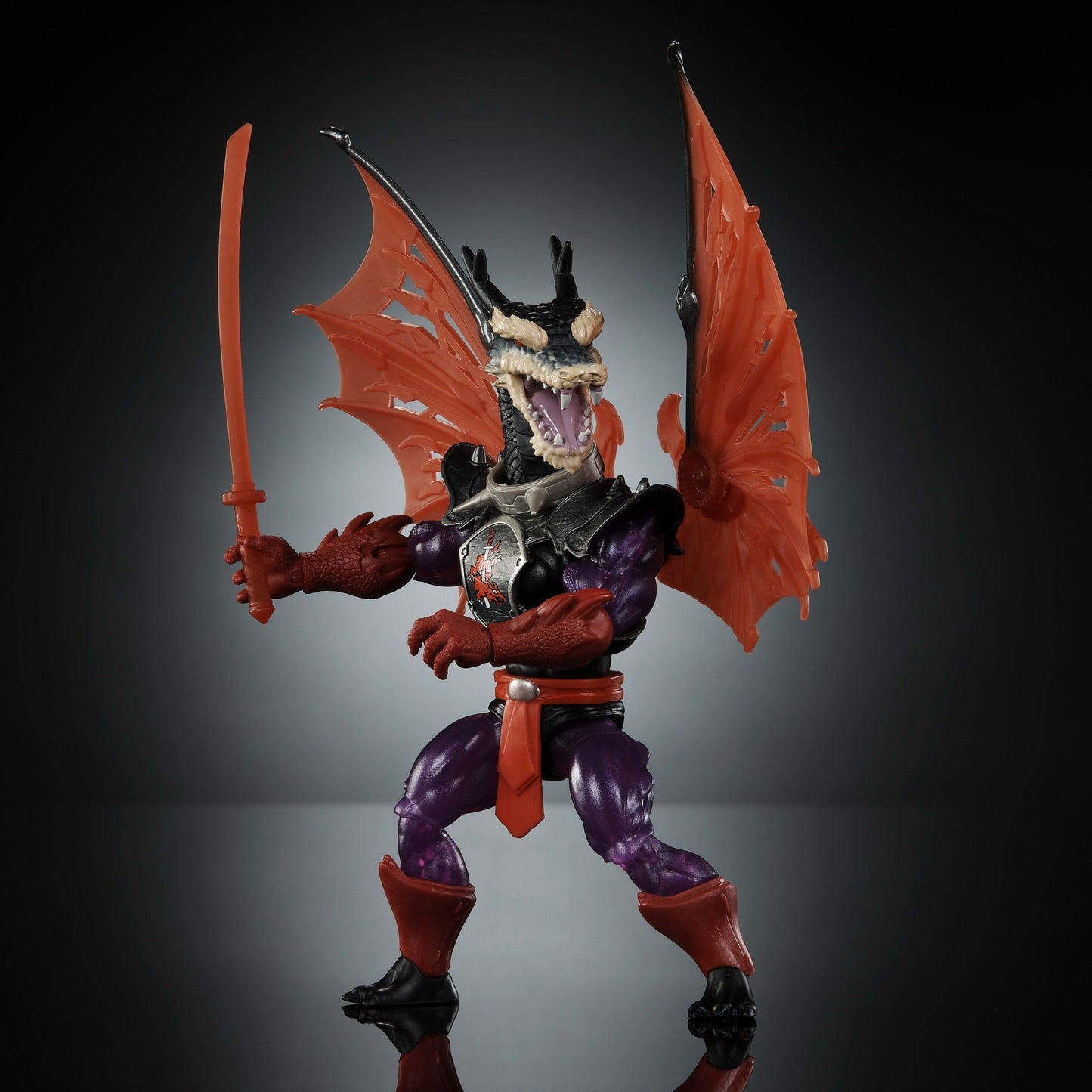 Masters of the Universe Tartarugas of Grayskull Figura de Ação Mutated Ninjor de 5.5 polegadas