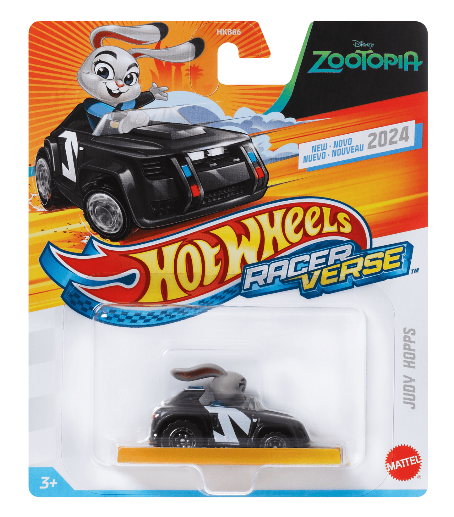 Hot Wheels RacerVerse Veículo de Brinquedo Judy Hopps