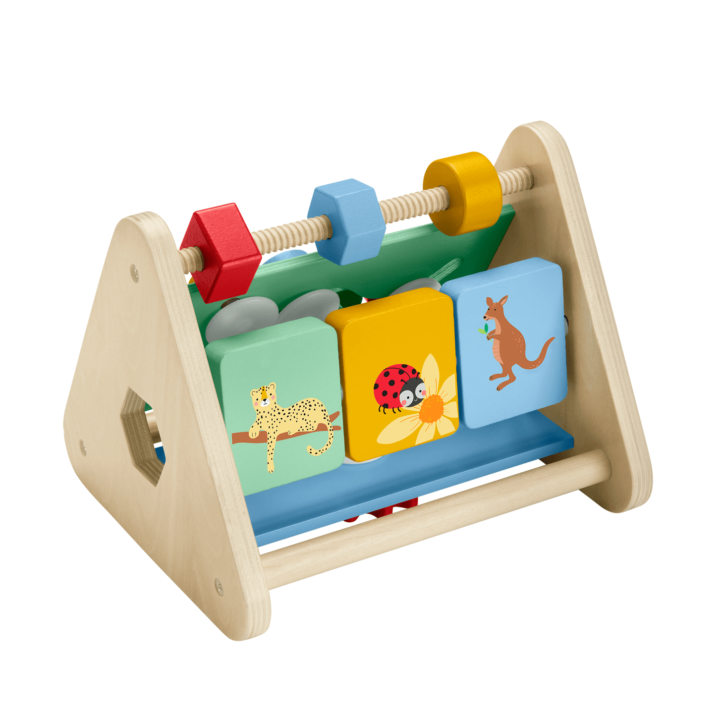 Fisher-Price  Triangle D’Activités en Bois, 1Élément en Bois