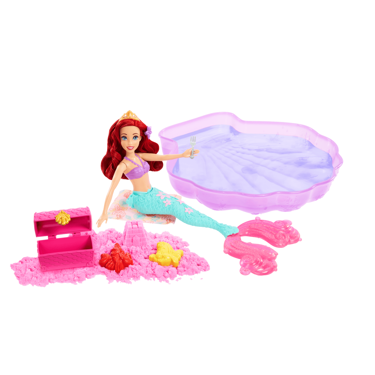 Disney-Ariel à La Plage-Coffret Sable à Modeler Avec Piscine