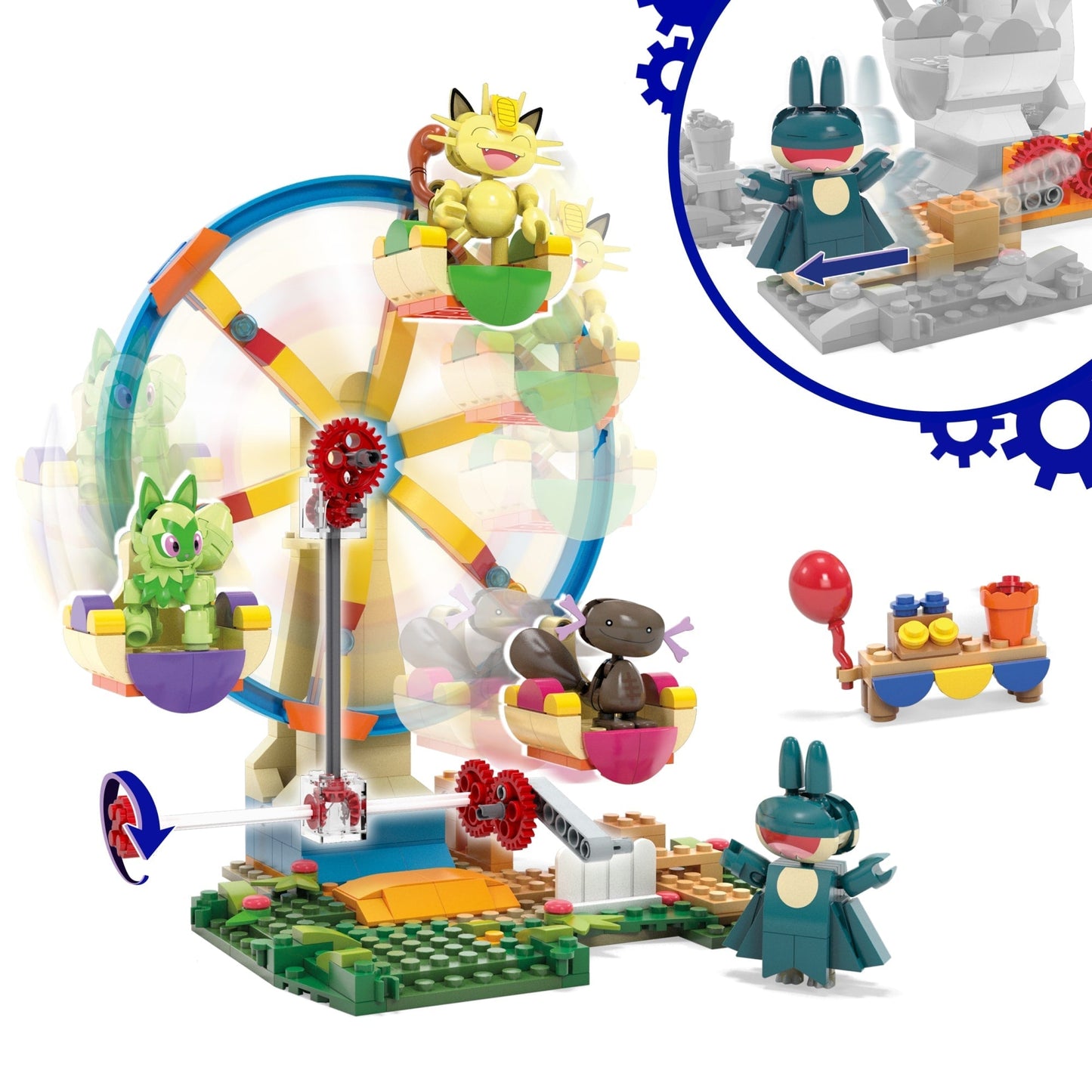 Mega Pokémon-Coffret La Grande Roue-Jouet à Construire