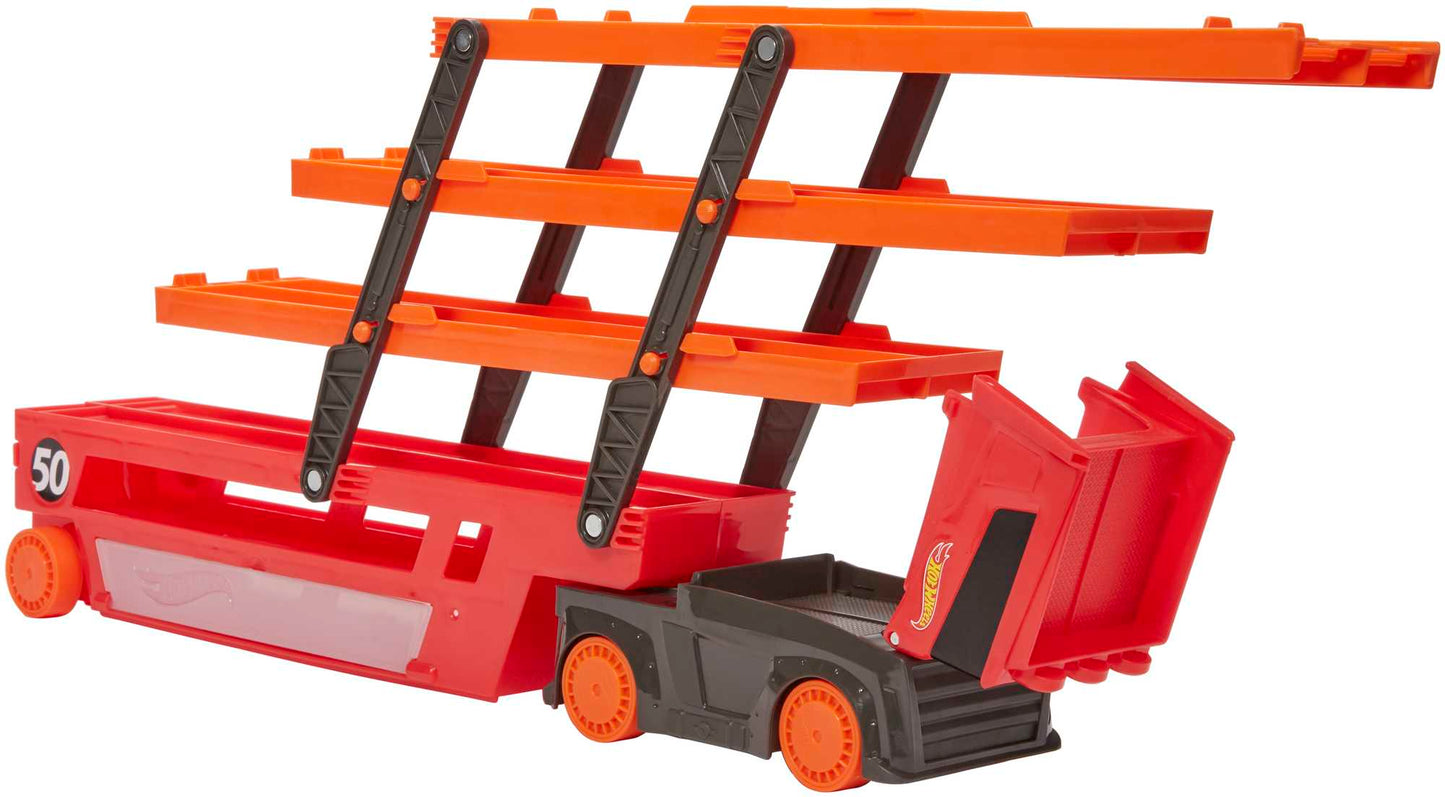 Hot Wheels City Pista de Juguete Mega Remolque