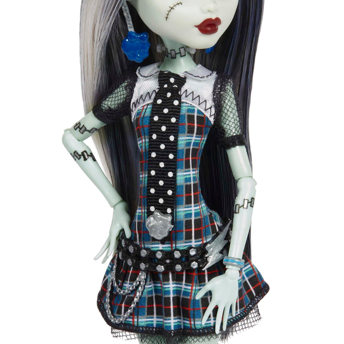 Monster High Frankie Stein Reproduction Doll With Doll Stand & Accessories