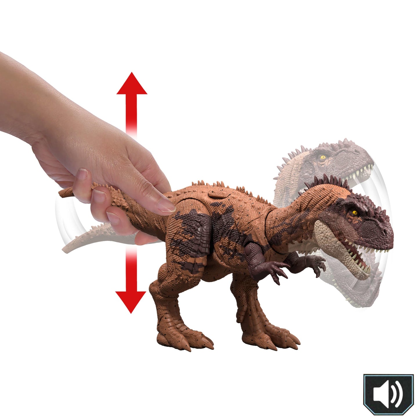 Jurassic World Dinossauro de Brinquedo Rugido Selvagem
