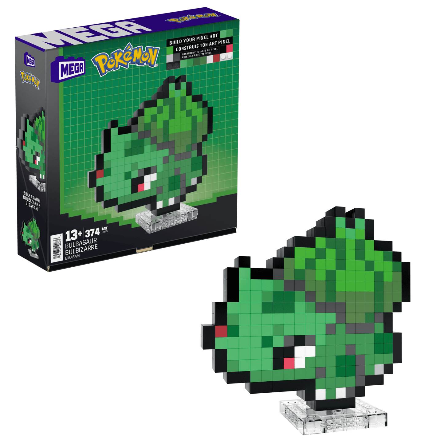 MEGA Pokémon Jogo de Construção Bulbasaur Pixel