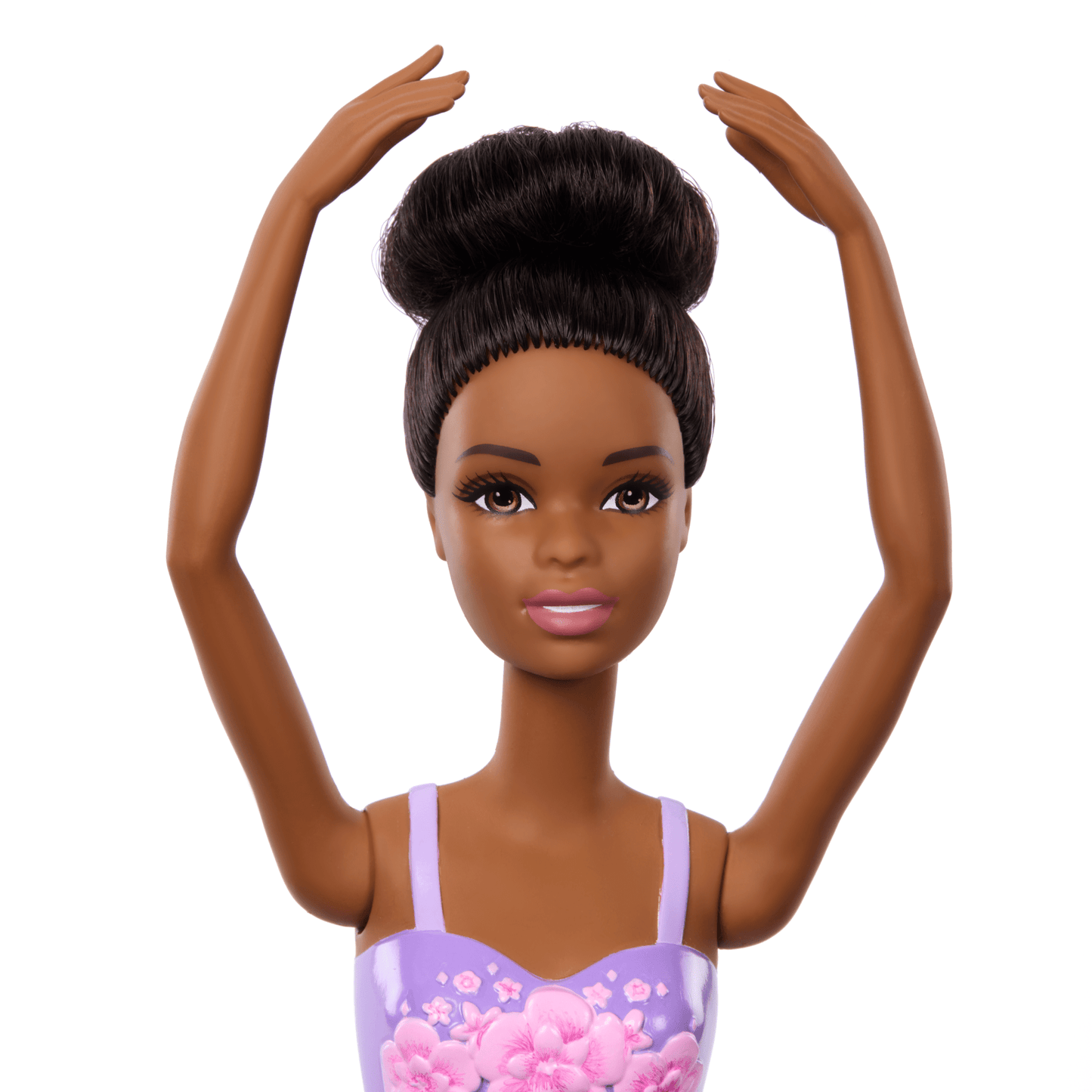 Barbie-Barbie Ballerine-Poupée Brune Avec Tutu Amovible Violet