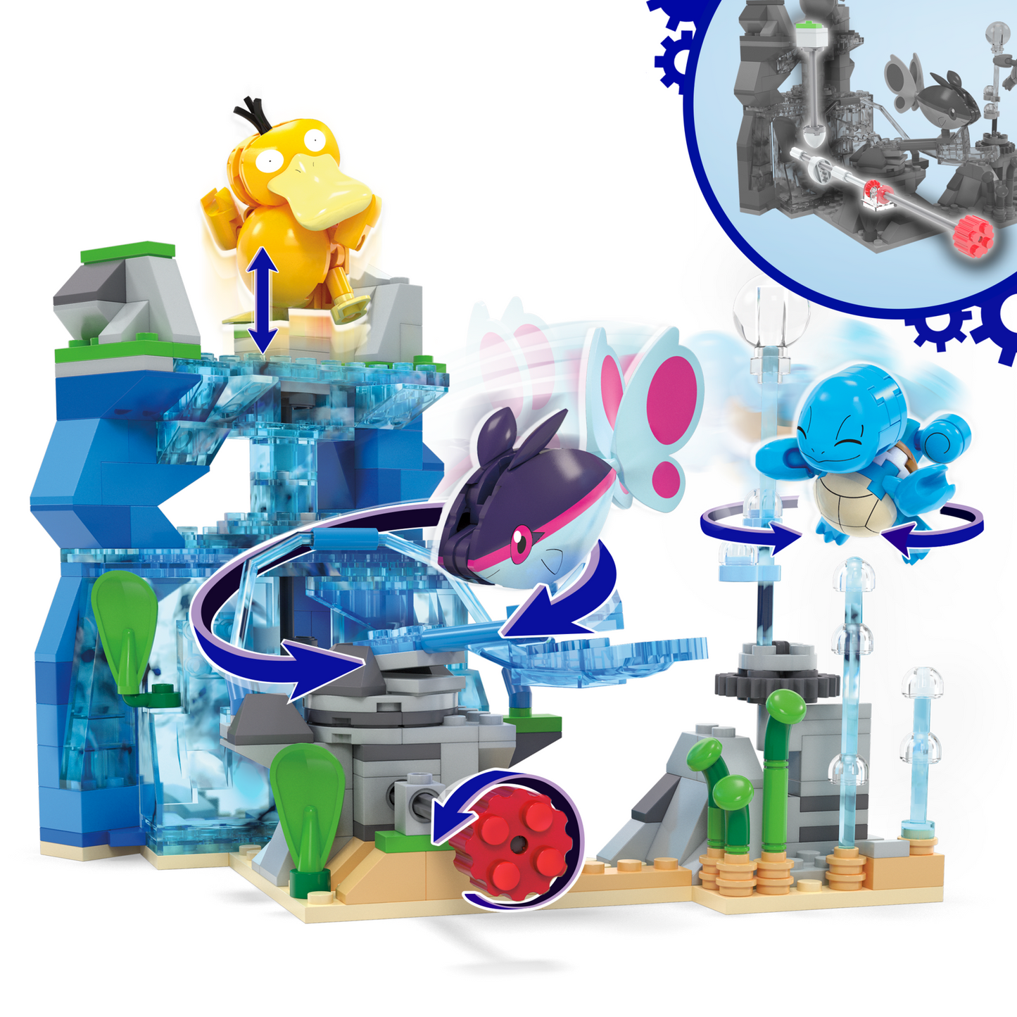 MEGA Pokémon Juguete de Construcción Aventura acuática