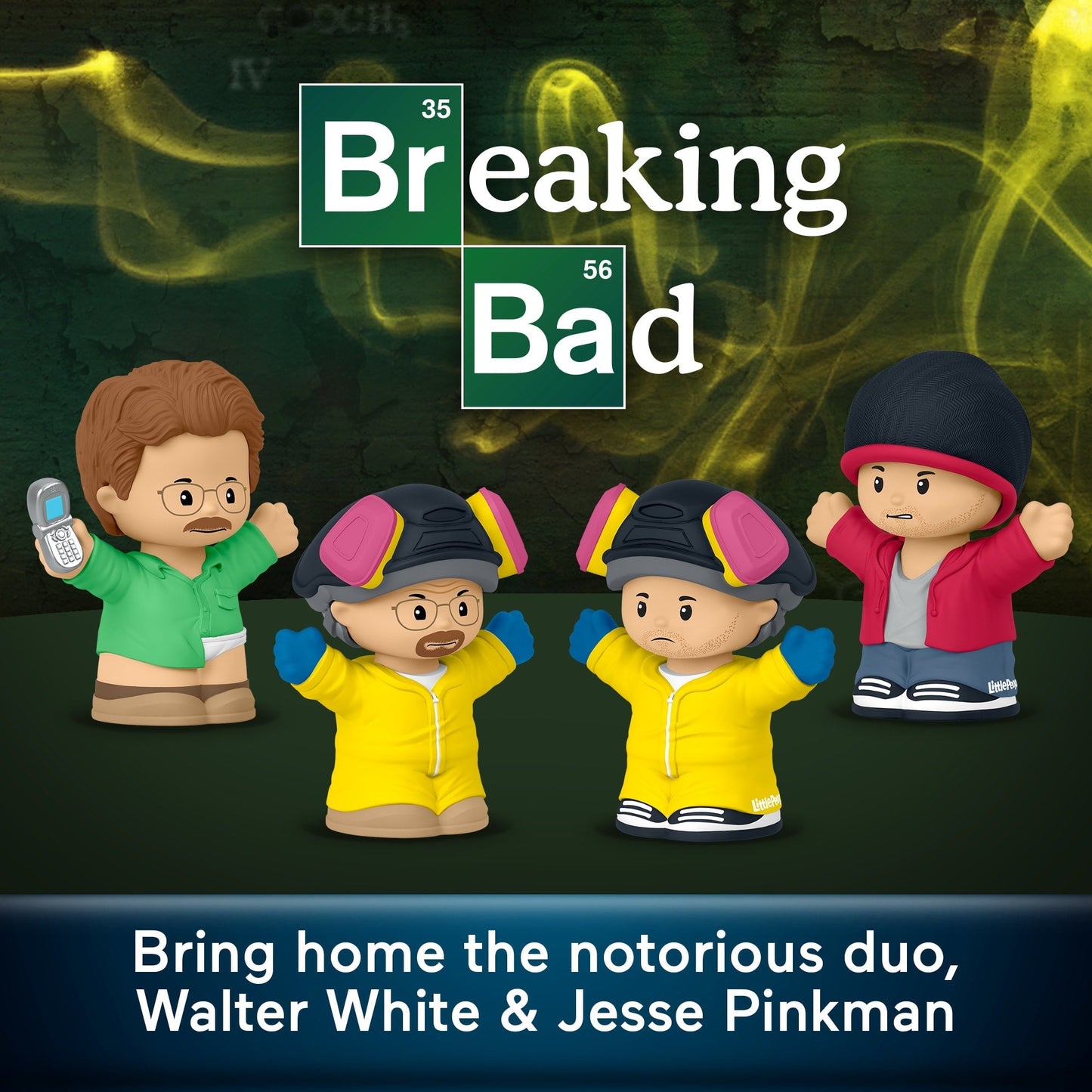 Little People Collector Breaking Bad Tv Show Special Edition Set For Adults & Fans, 5 Figures