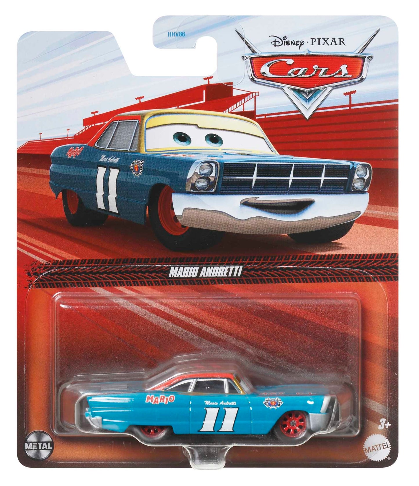 Cars de Disney y Pixar Vehículo de Juguete Mario Andretti