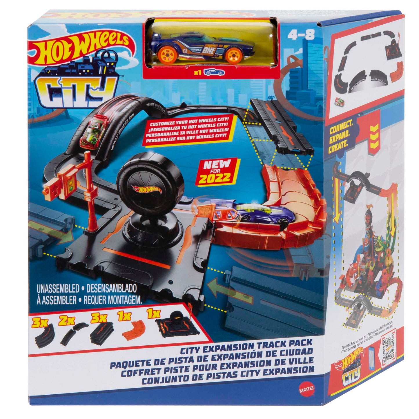 Hot Wheels City Pista de Brinquedo Pacote de Construção