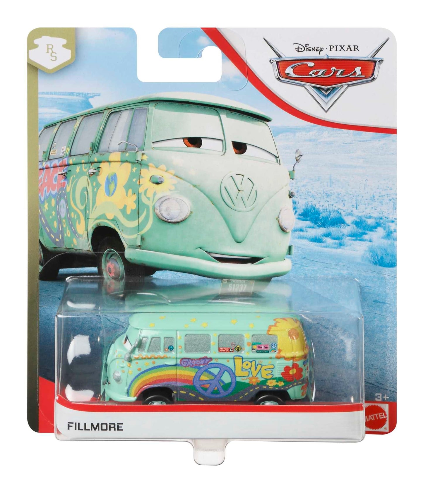 Cars de Disney y Pixar Diecast Vehículo de Juguete Filmore