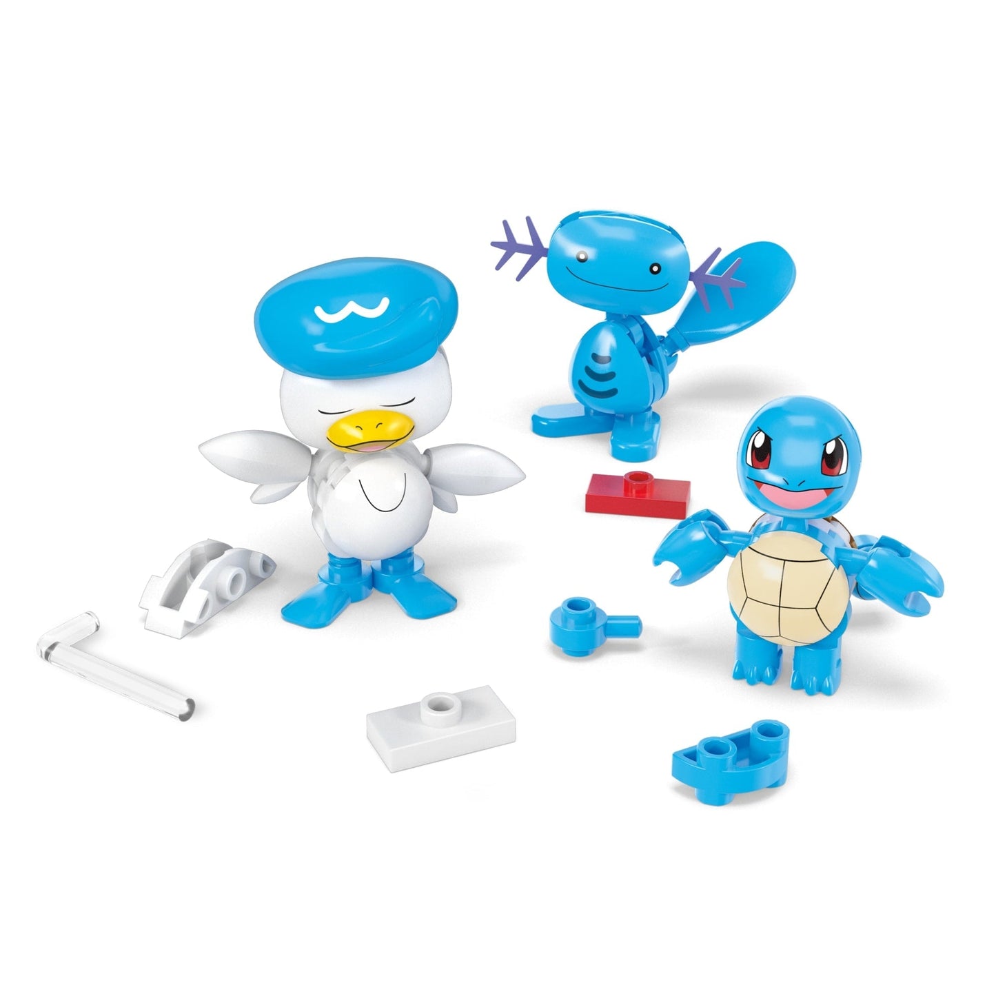MEGA Pokémon Juguete de Construcción Pokébolas Equipo Entrenador de Tipo Agua