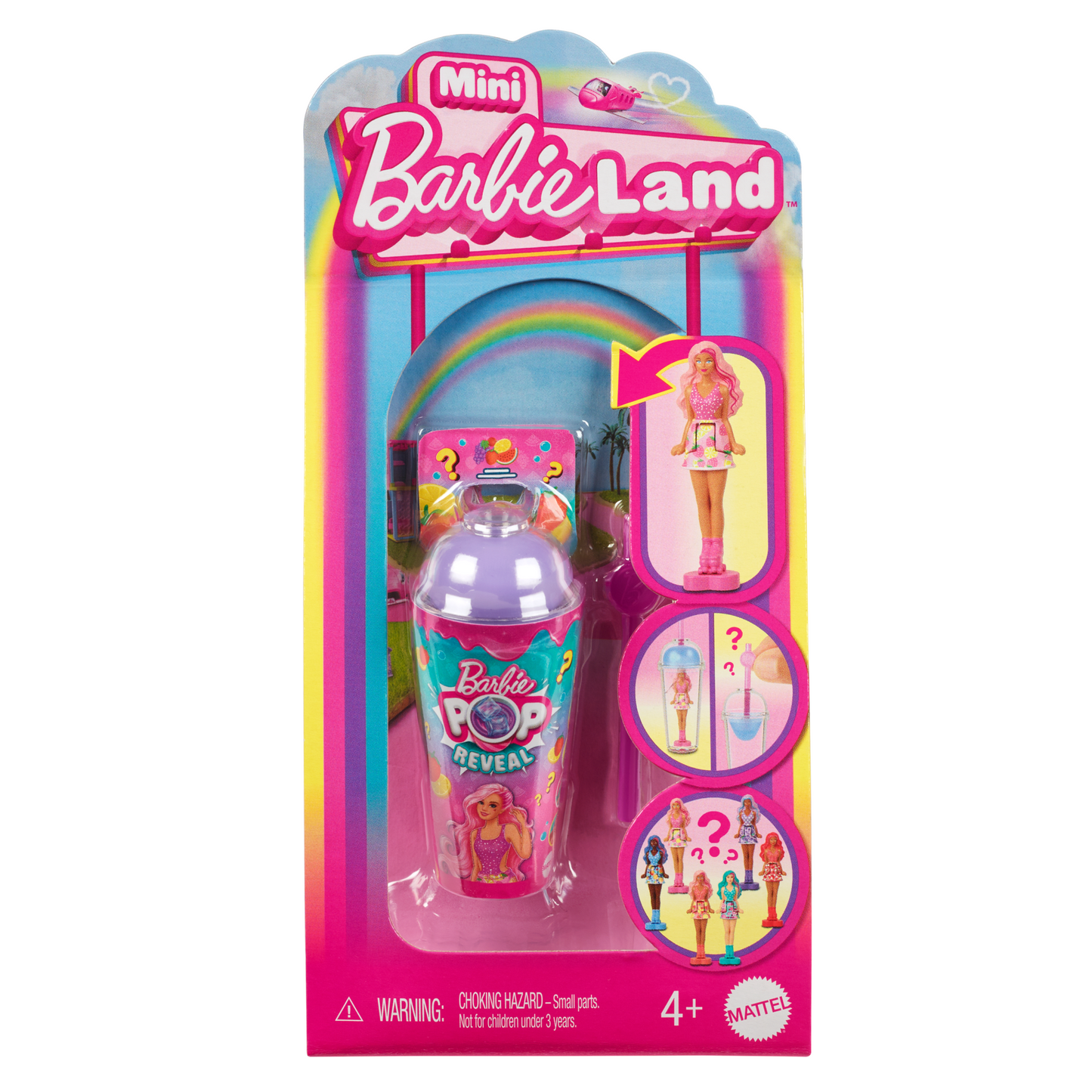 Barbie Mini Barbieland Pop Reveal Dolls, 1.5-inch Doll With Surprise Sensory Reveal