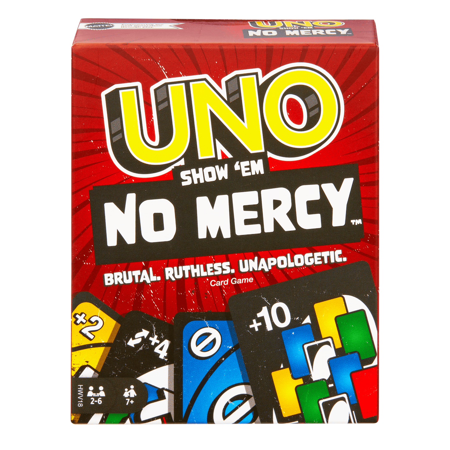 UNO Jogo de Cartas No Mercy