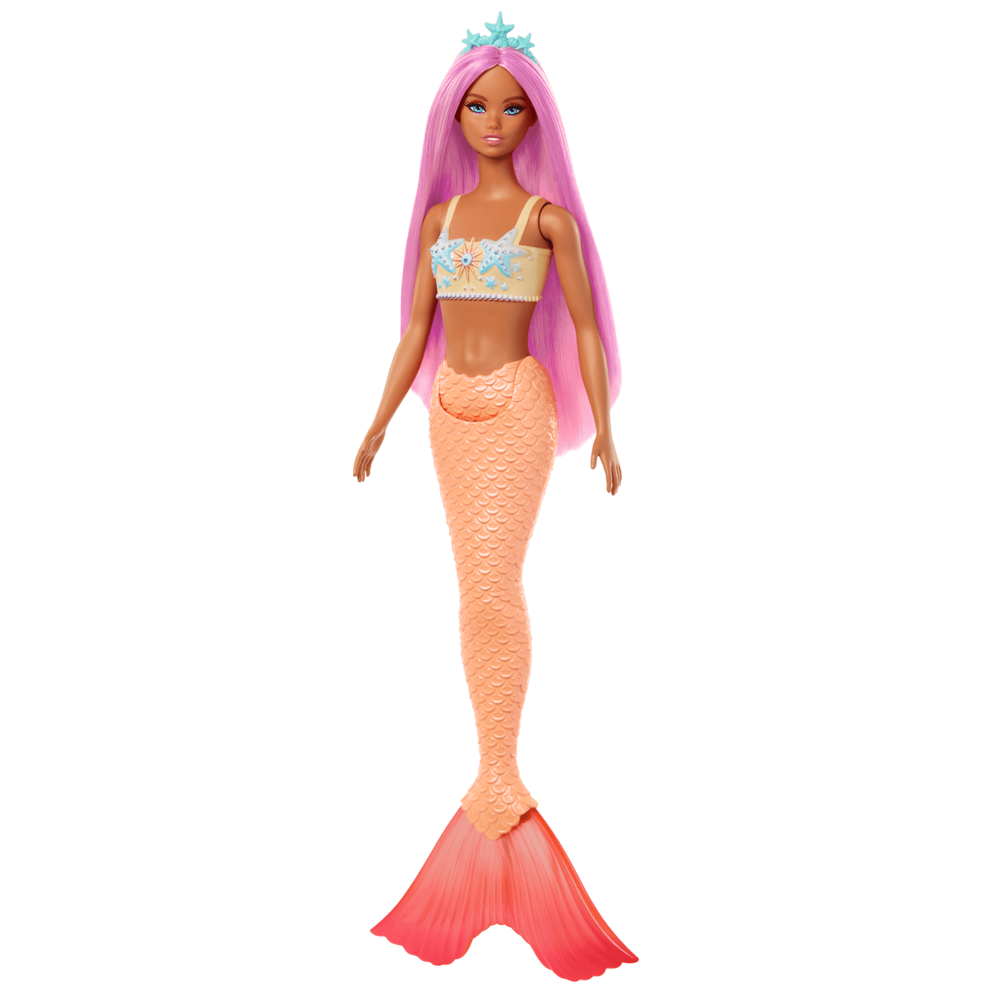 Barbie Fantasía Muñeca Sirena Cabello Morado