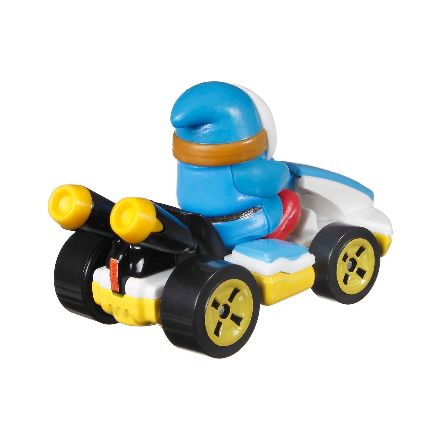 Hot Wheels Mario Kart Veículo de Brinquedo Kart Padrão Shy Guy Azul Claro
