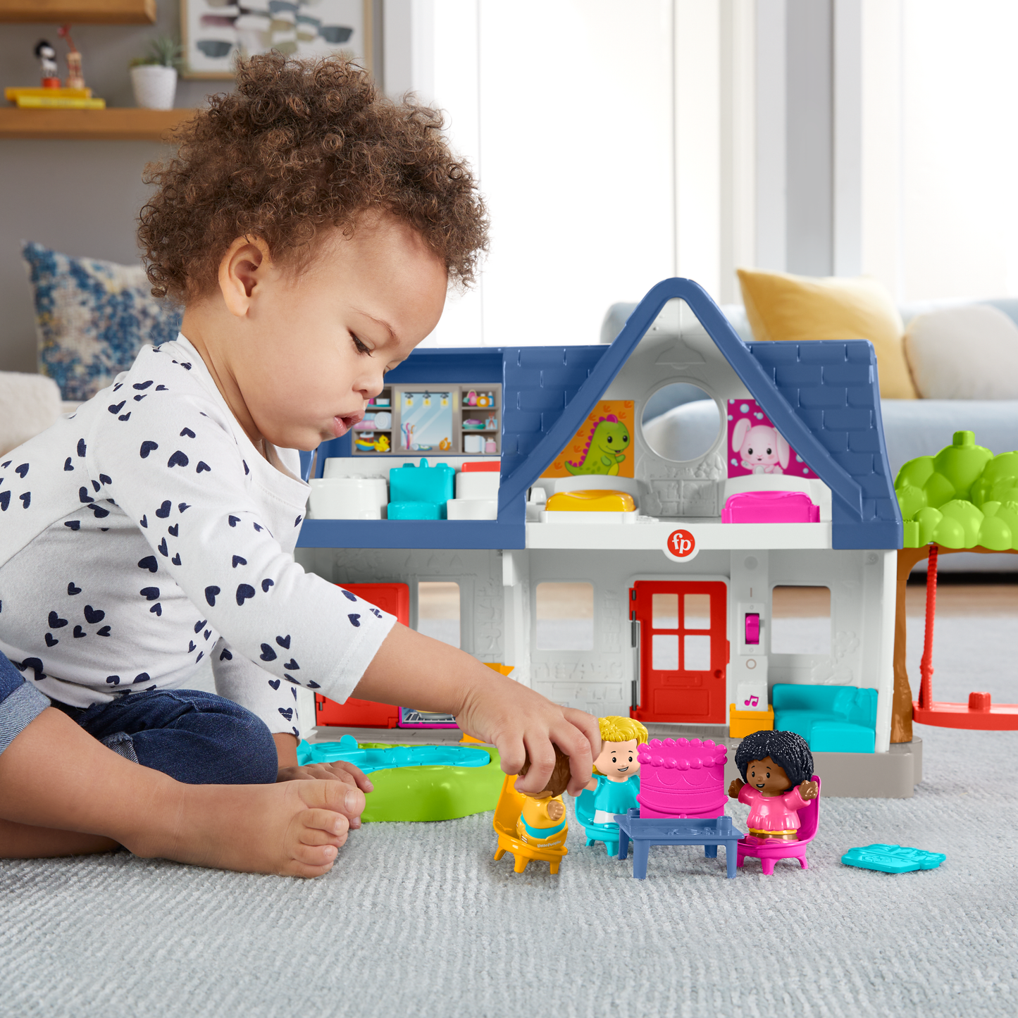 Little People Juguete para Bebés Casita de los Amigos