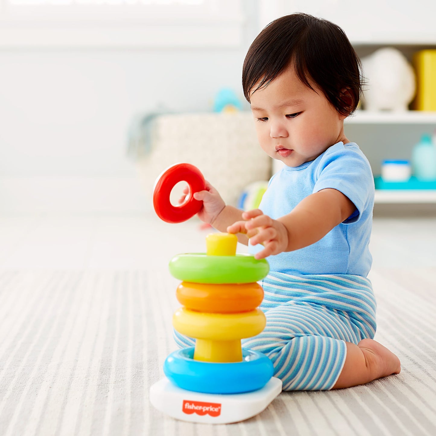 Fisher-Price Brinquedo para Bebês Pirâmide de Argolas