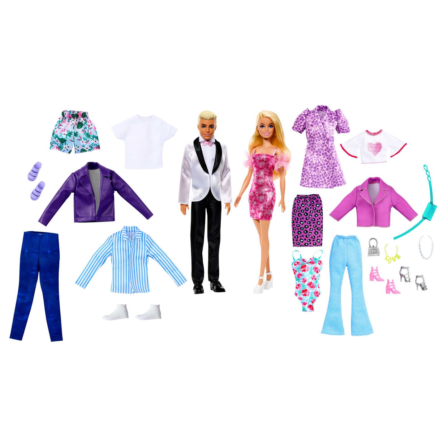 Barbie®-Poupées Barbie® et Ken® Avec Tenues et Accessoires