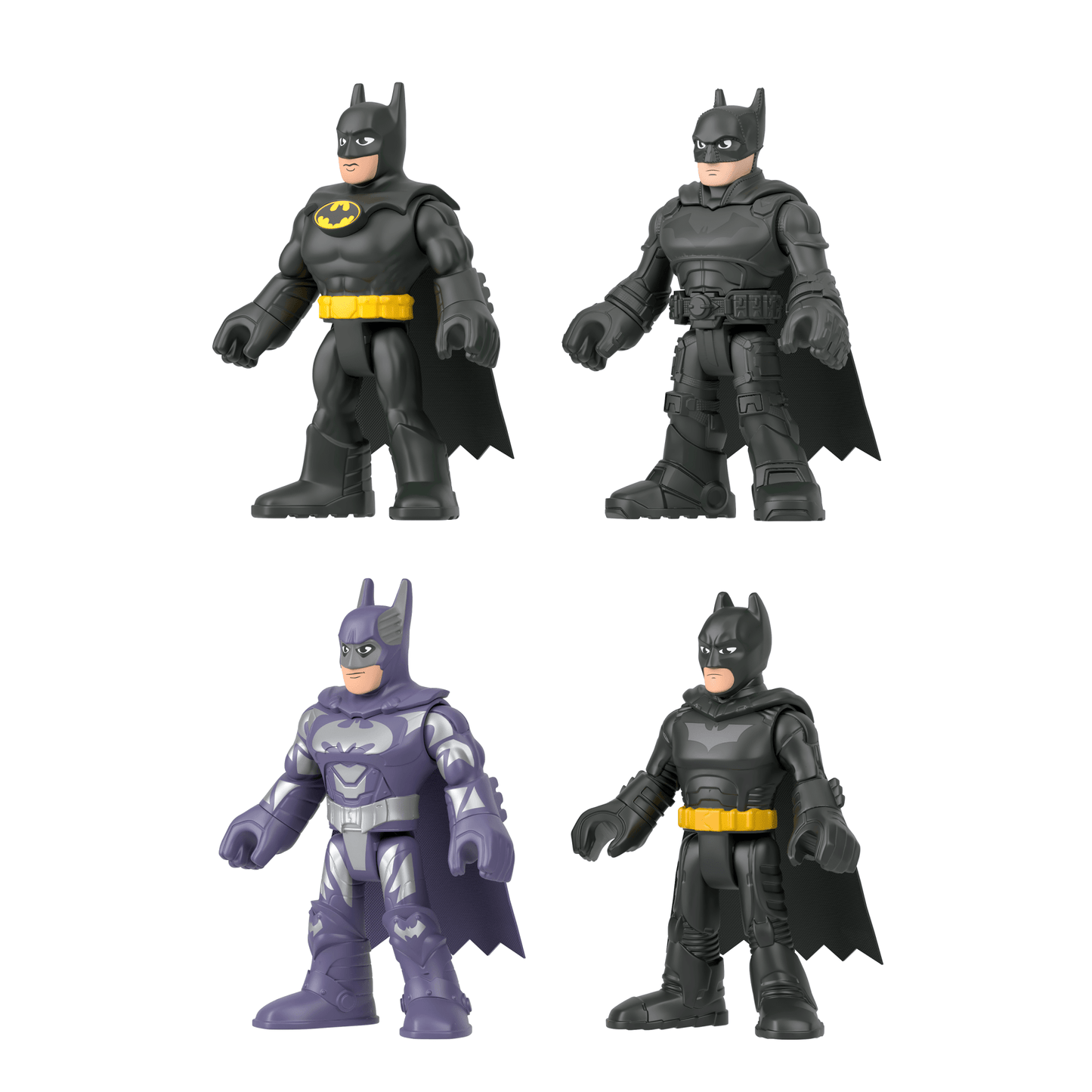 Imaginext-Dc Super Friends 85Èmeanniversaire Batman-4Figurines