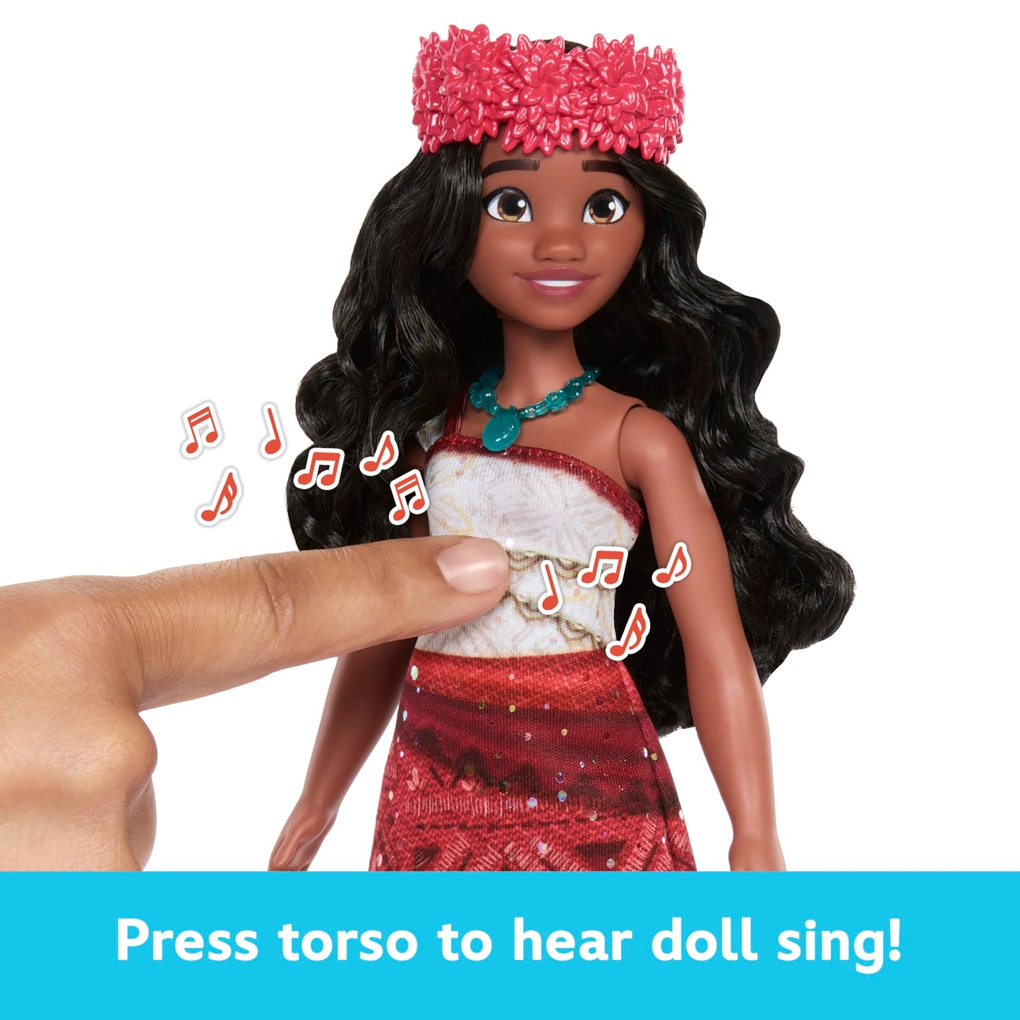 Disney Moana 2 Singing Adventure Moana Doll & Accessories, Sings “We’re Back” in English