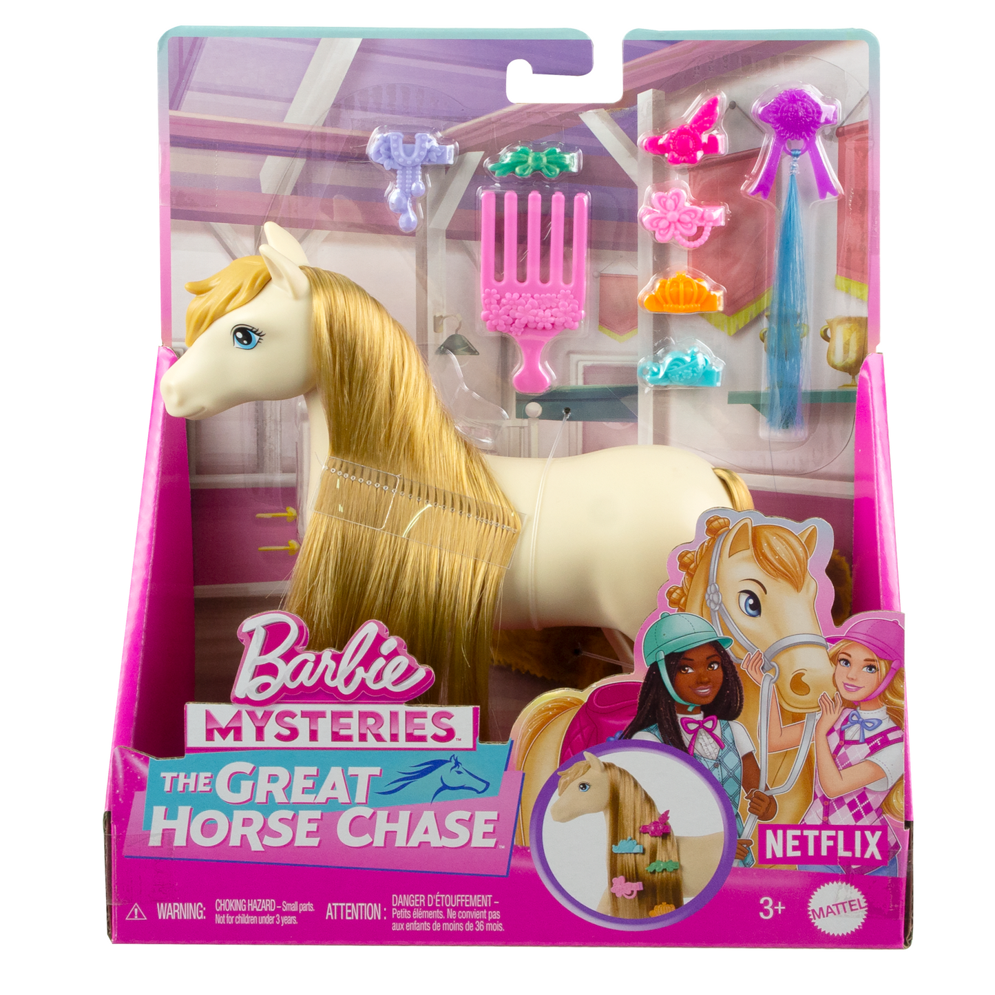 Barbie Mysteries: The Great Horse Chase  Coffret  Poney et Access.