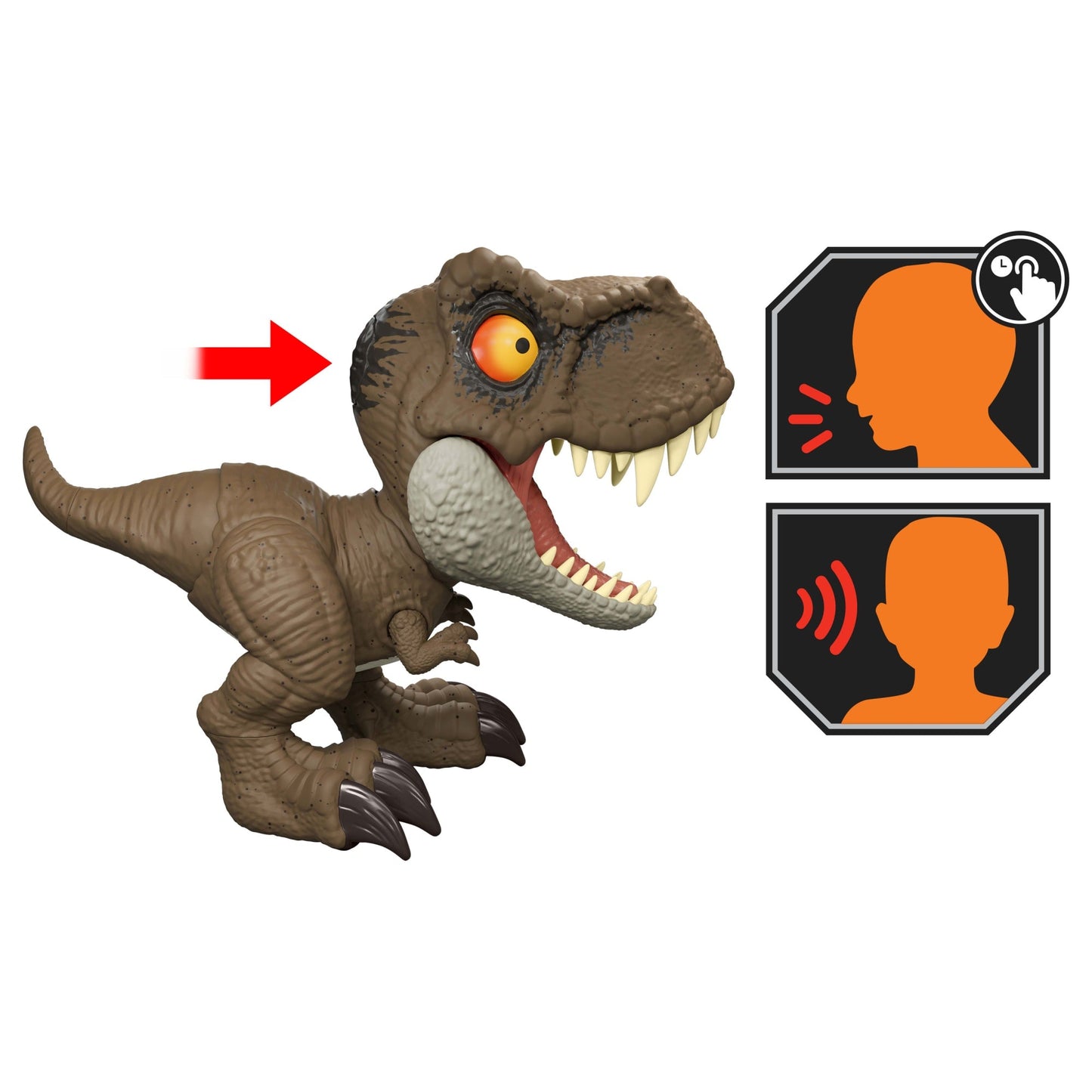 Jurassic World Dinosaurio de Juguete Comando de Rugido Interactivo T. Rex