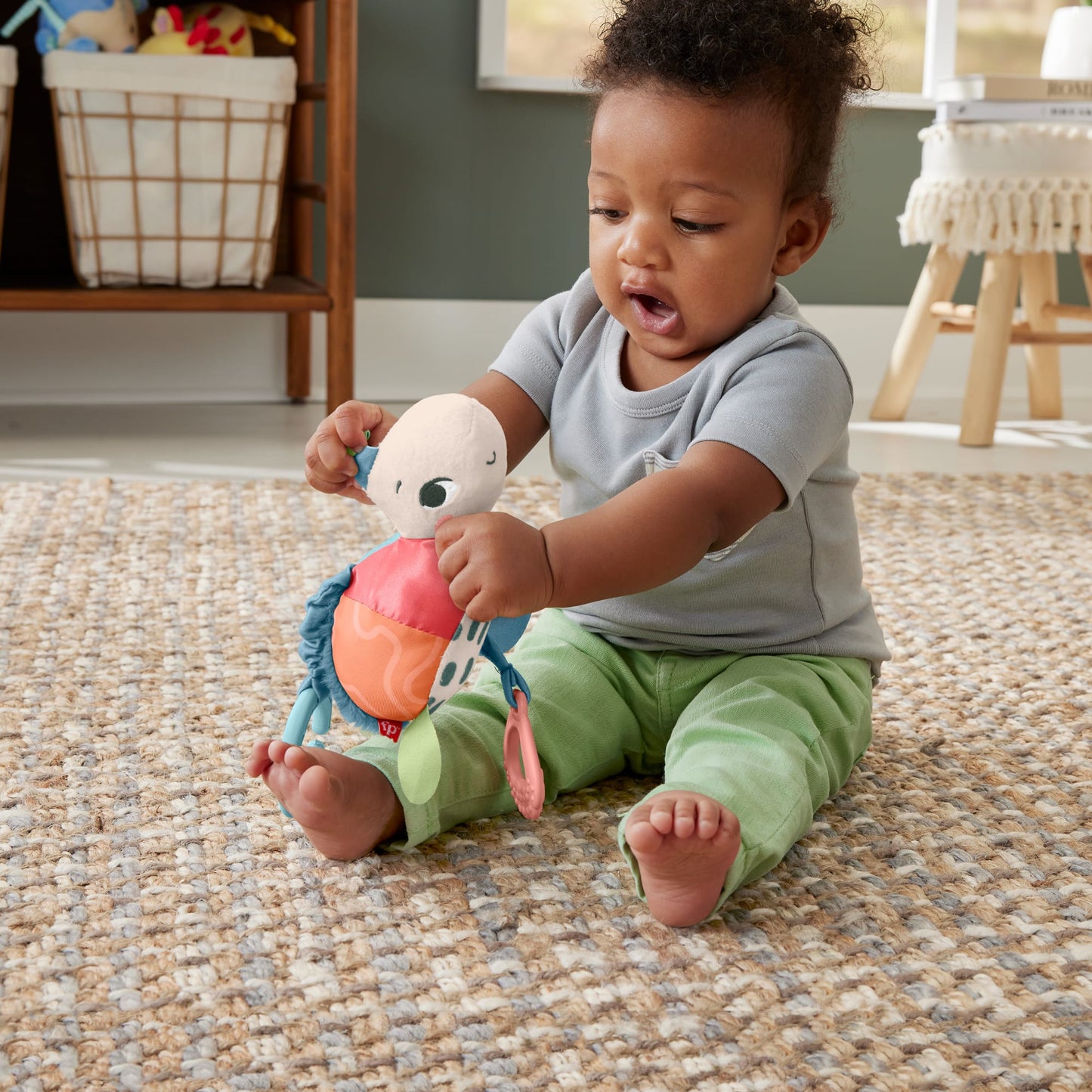 Fisher-Price Planet Friends Honu, Ma Tortue à Suspendre, Sensorielle