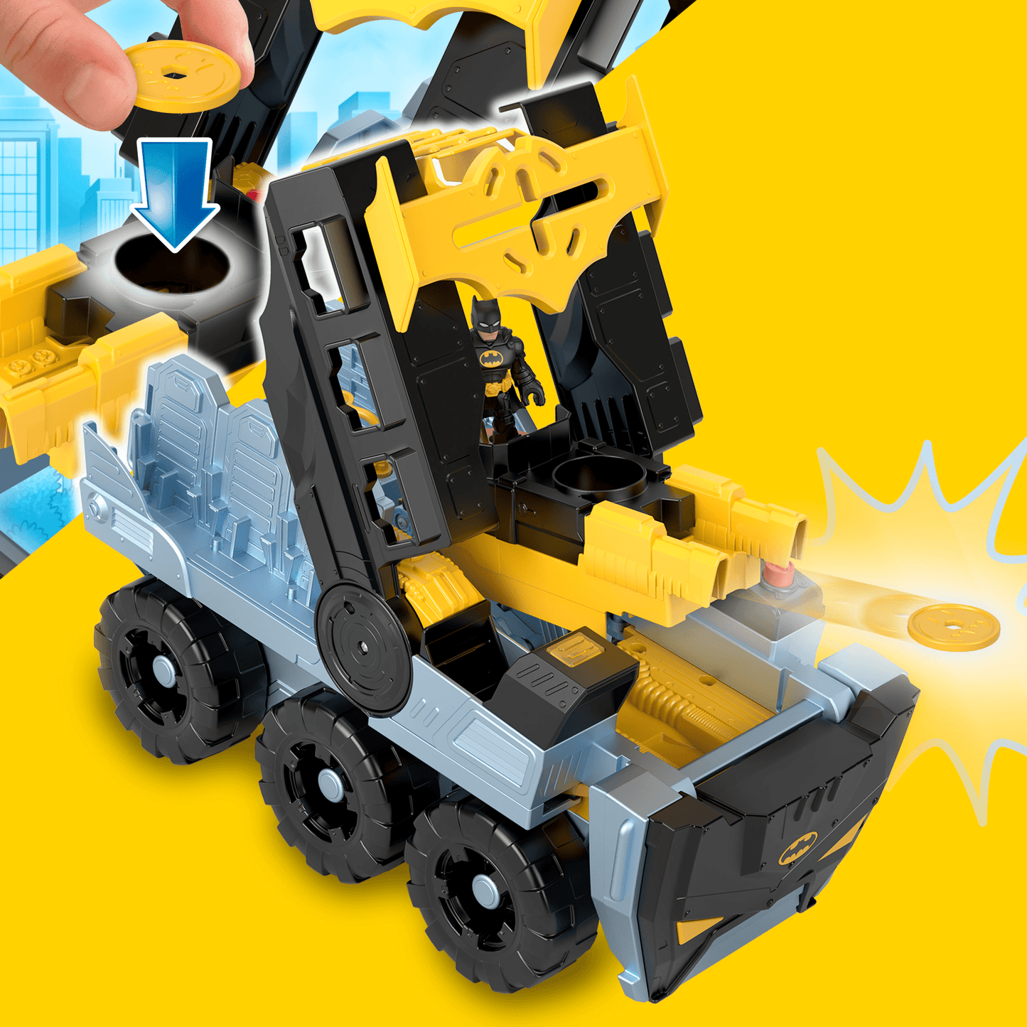 Imaginext  Dc Super Friends  Batchar Transformable, Figurine Batman