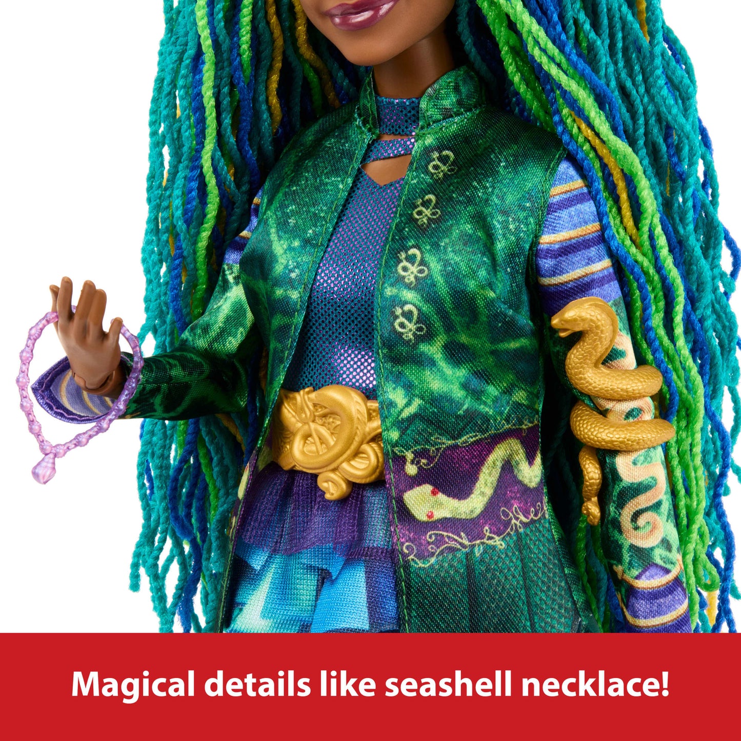 Disney Descendants: The Rise Of Red Fashion Doll & Accessory - Uliana, Younger Sister Of Ursula