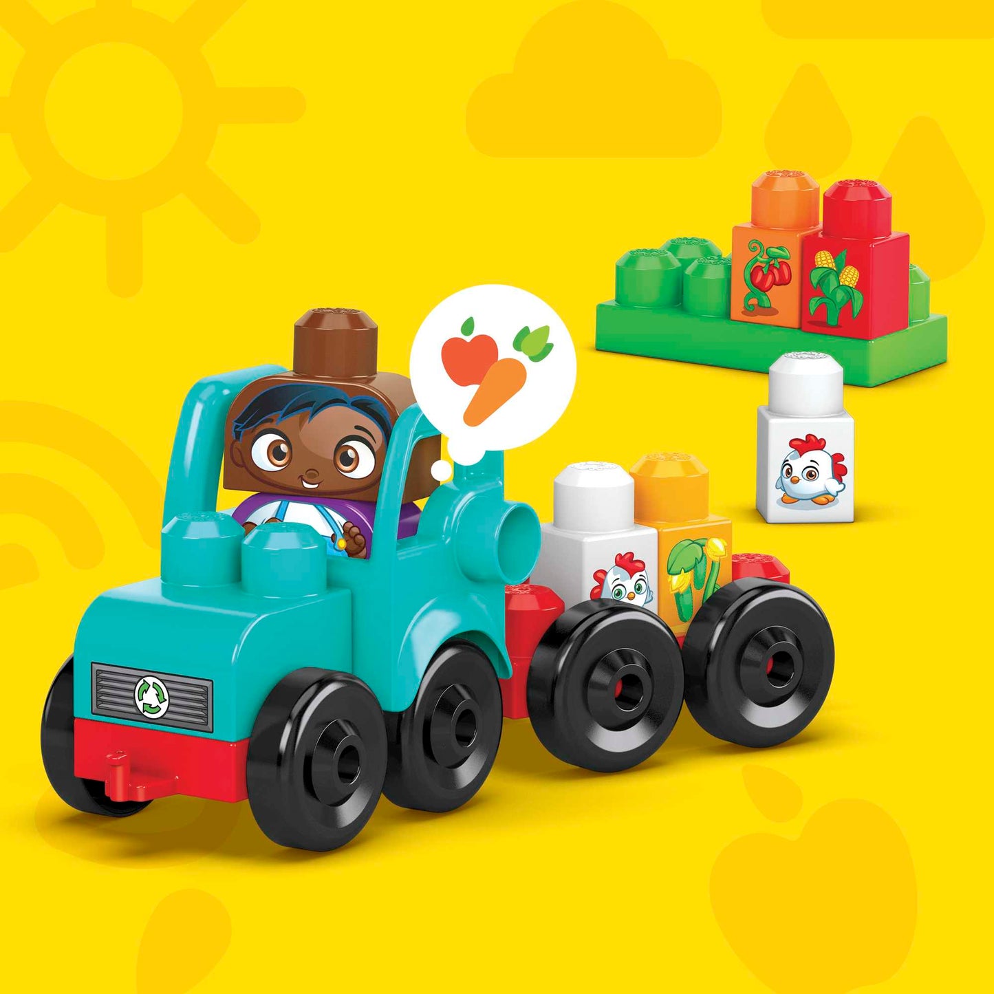 Mega Bloks Ville Verte Ferme Culture et Protection
