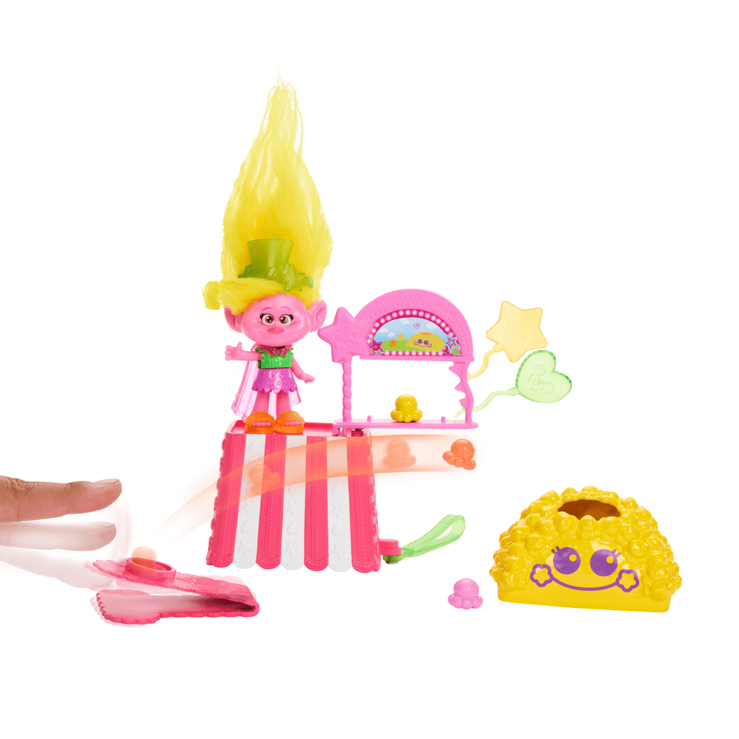 Dreamworks Trolls Fun Fair Surprise Fairfest Viva Small Doll & 10 Accessories