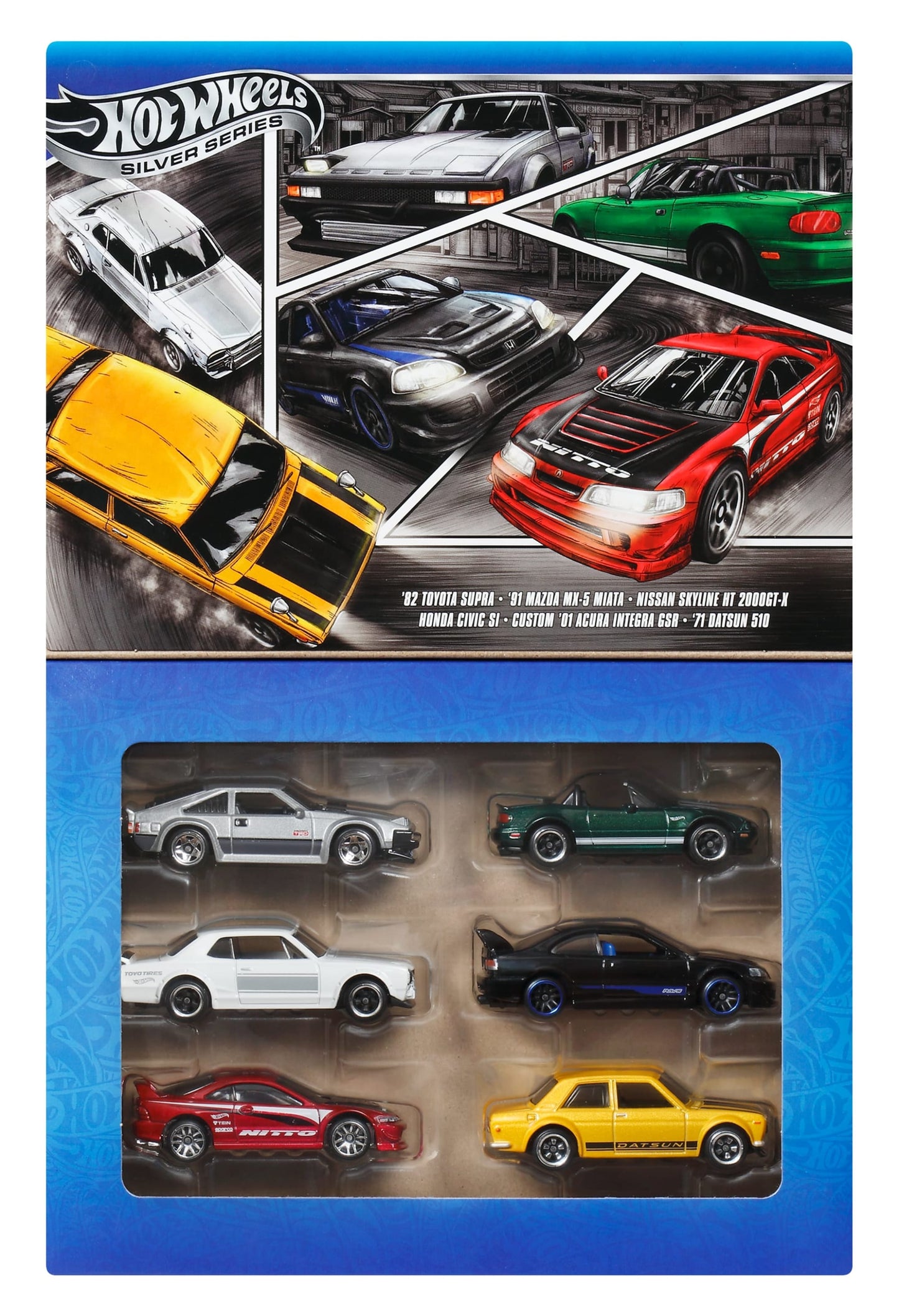 Hot Wheels Collector Veículo de Brinquedo Pacote Carros Japoneses
