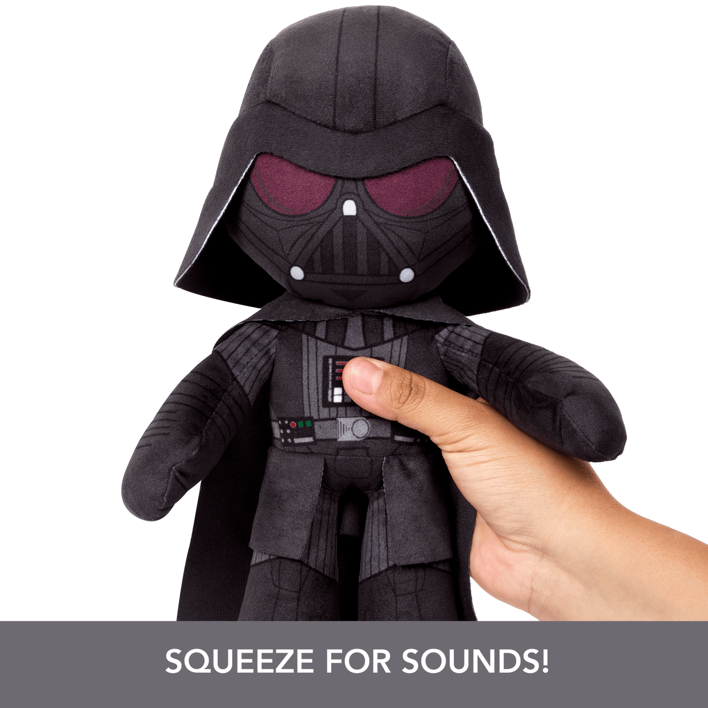 Star Wars Plush Talkers Darth Vader Soft Toy, 11 To 12-Inch Collectible Plush With Sound & Phrases