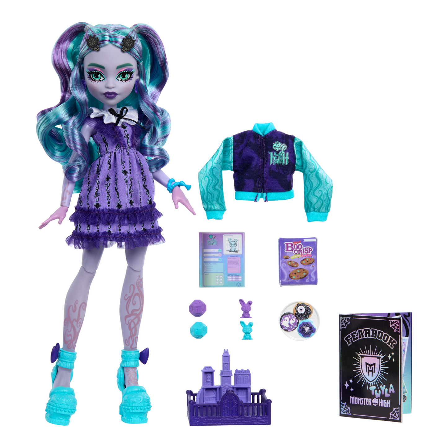 Monster High-Poupée Twyla Journal des Horreurs-Poupée et Accessoires