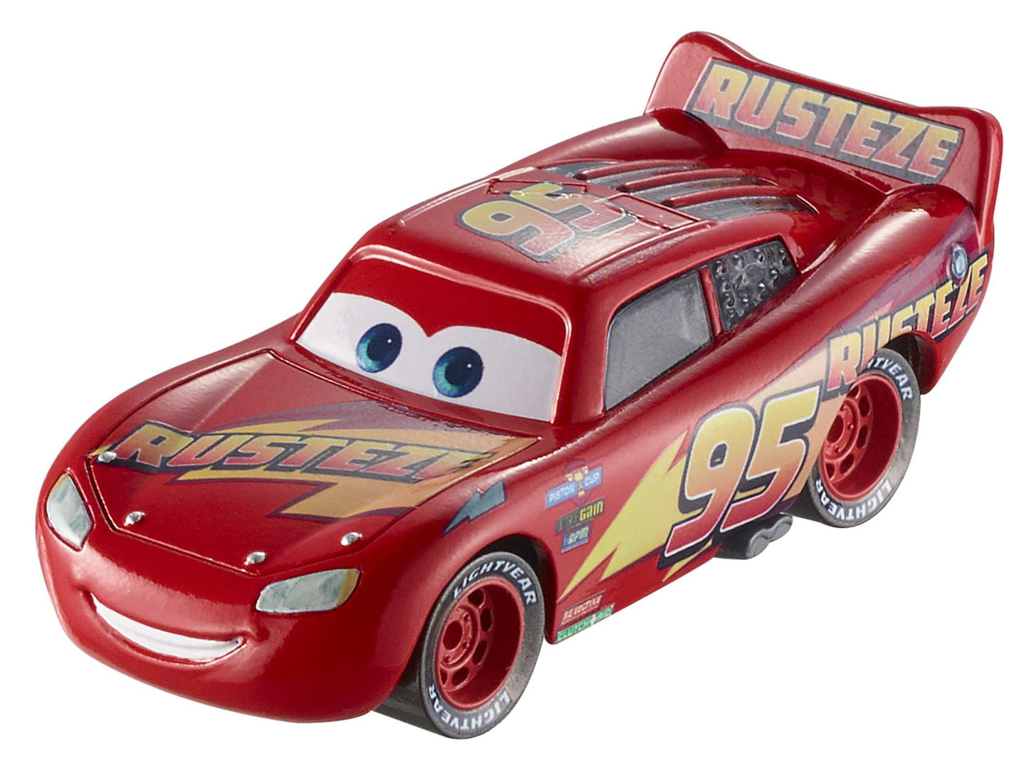 Cars de Disney y Pixar Diecast Vehículo de Juguete Rayo McQueen Rusteze