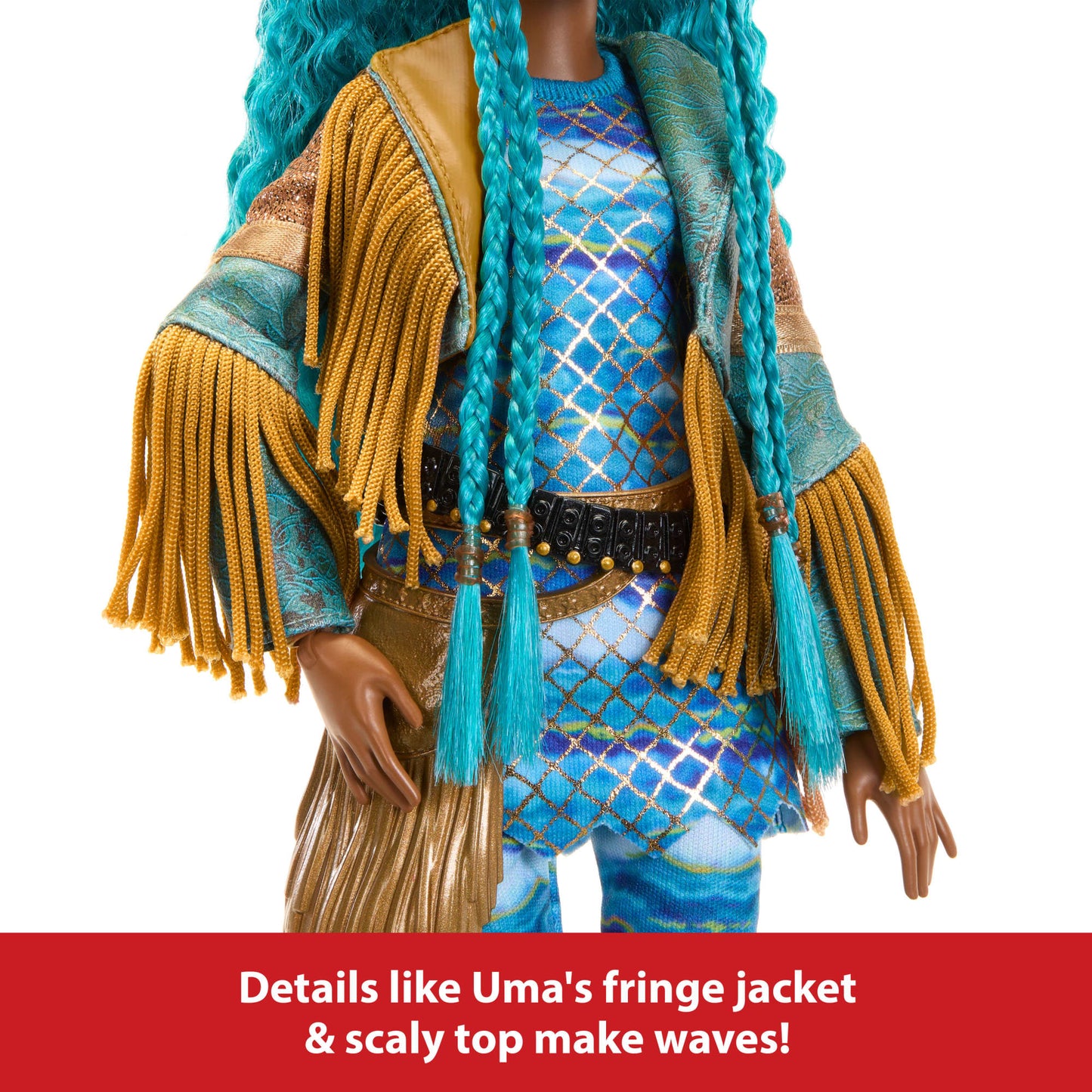 Disney Descendants: The Rise Of Red Fashion Doll & Accessory - Uma, Daughter Of Ursula