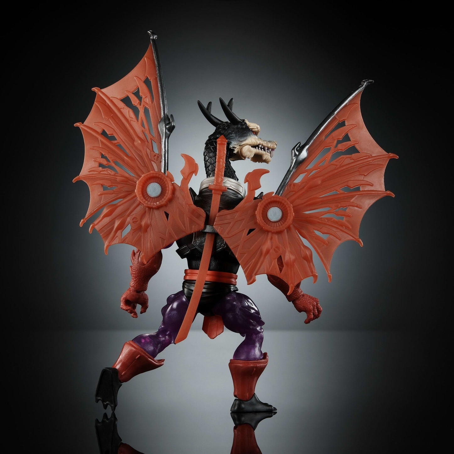Masters of the Universe Turtles of Grayskull Figura de Acción Mutated Ninjor de 5.5 pulgadas