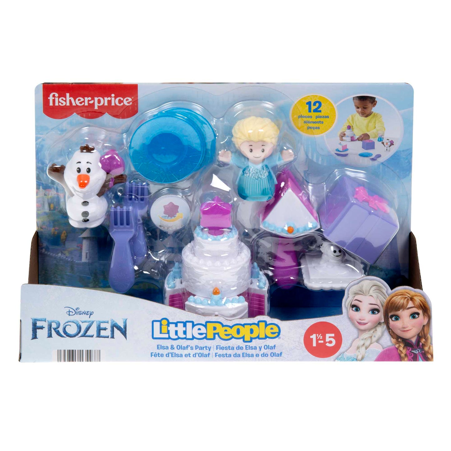 Lp Disney La Reine des Neiges Coffret  Fête D’Elsa et Olaf