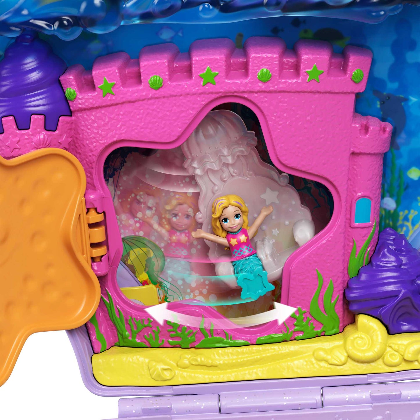 Coffret de Jeu Compact La Sacoche Coquillage Magique Polly Pocket™