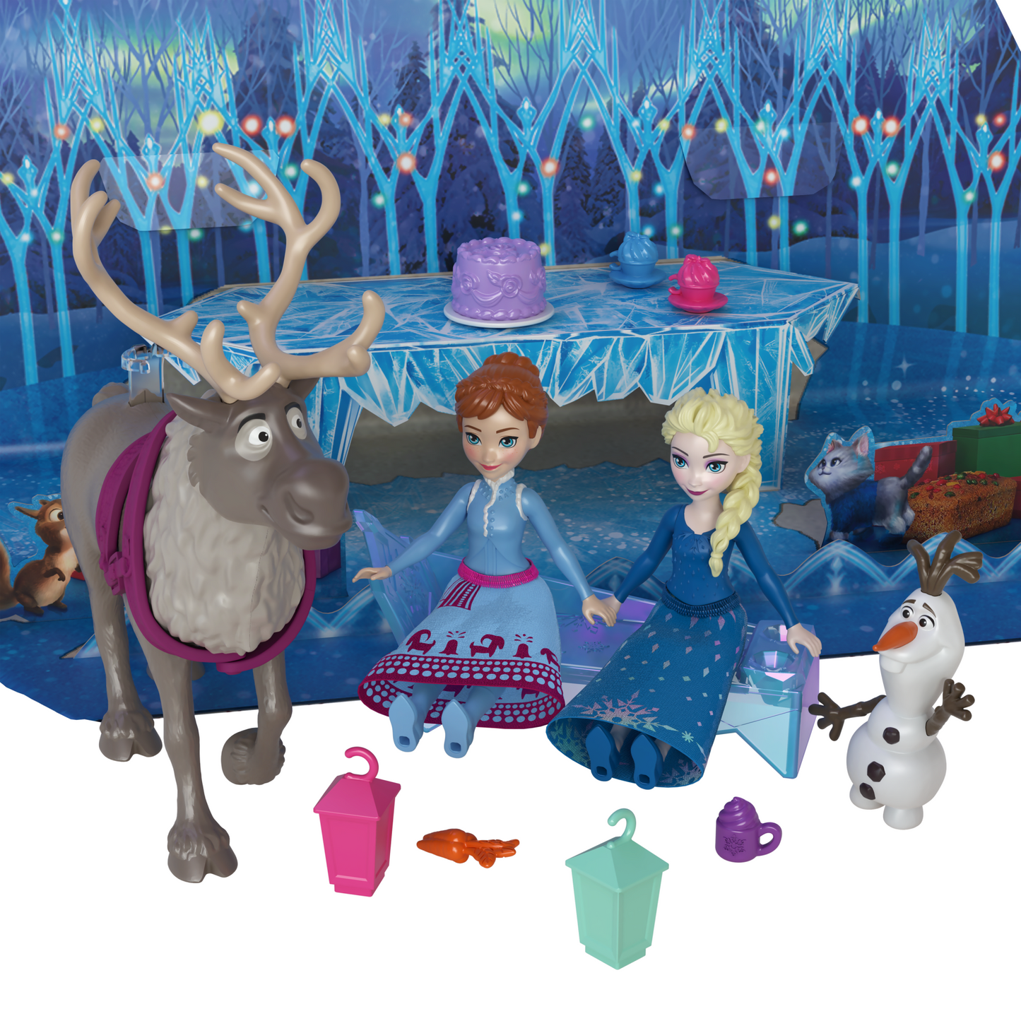 Disney Frozen 2025 Advent Calendar With 24 Days Of Surprise Toys, Including Anna & Elsa Small Dolls