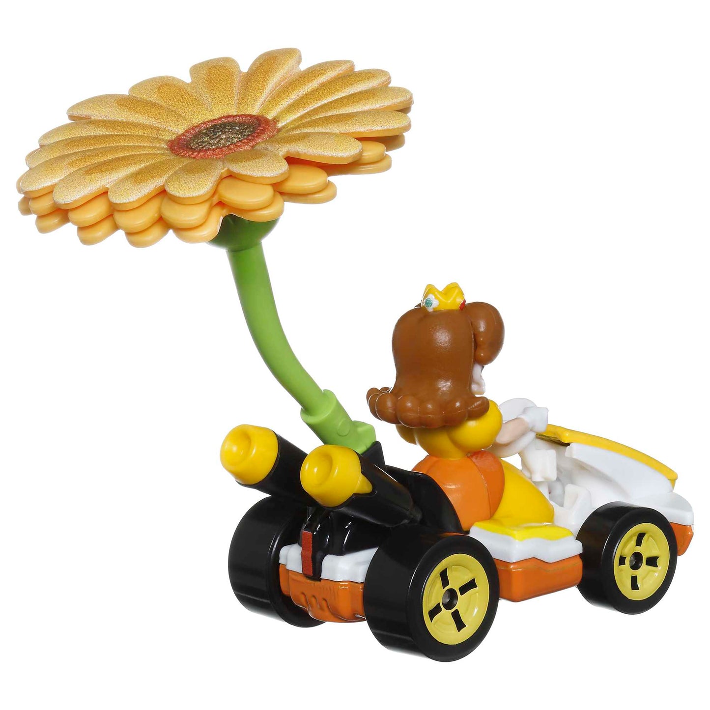 Hot Wheels Mario Kart Vehículo de Juguete Princesa Dasiy Estándar Kart con Flower Glider
