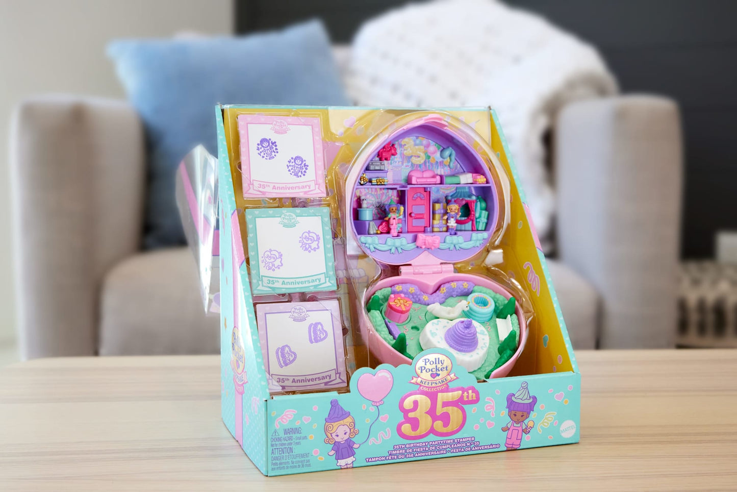 Polly Pocket-Tampon 35Ème Anniversaire-Coffret Collector Avec Poupées