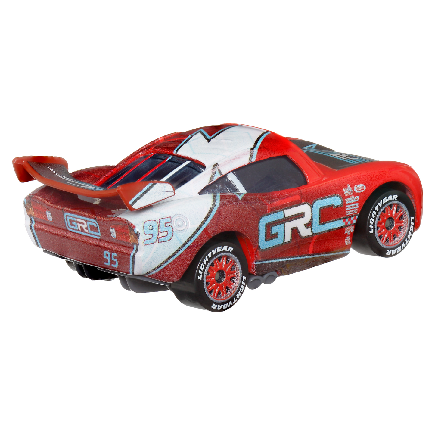Carros da Disney e Pixar Diecast Veículo de Brinquedo Pacote de 2 Shu Todoroki GRC & Relâmpago Mcqueen GRC