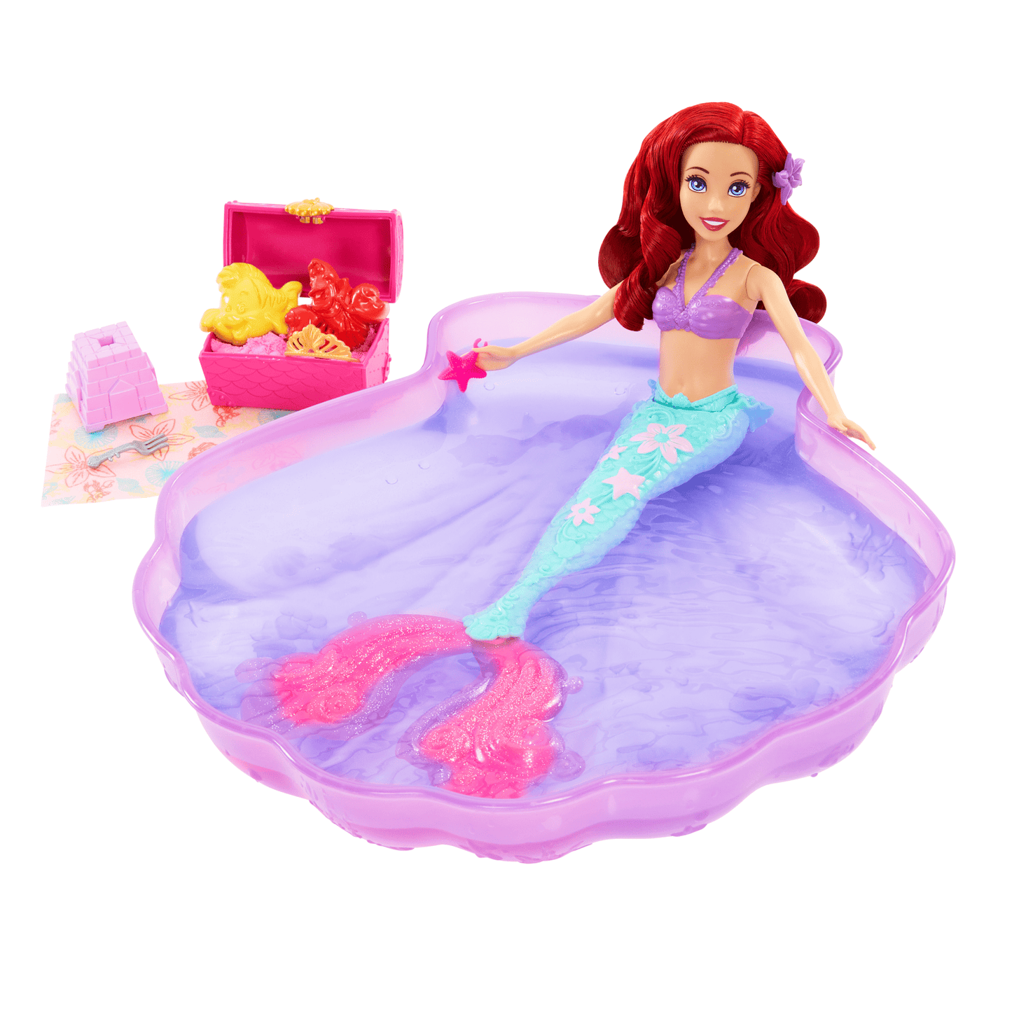 Disney-Ariel à La Plage-Coffret Sable à Modeler Avec Piscine