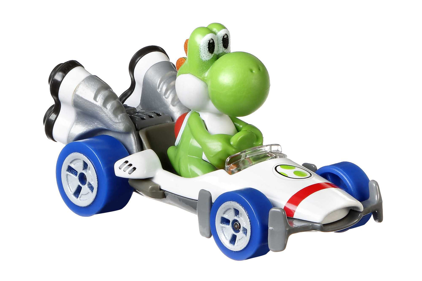 Hot Wheels Mario Kart Veículo de Brinquedo Yoshi B-Dasher