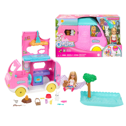 Barbie Veículo de Brinquedo Chelsea Novo Camper
